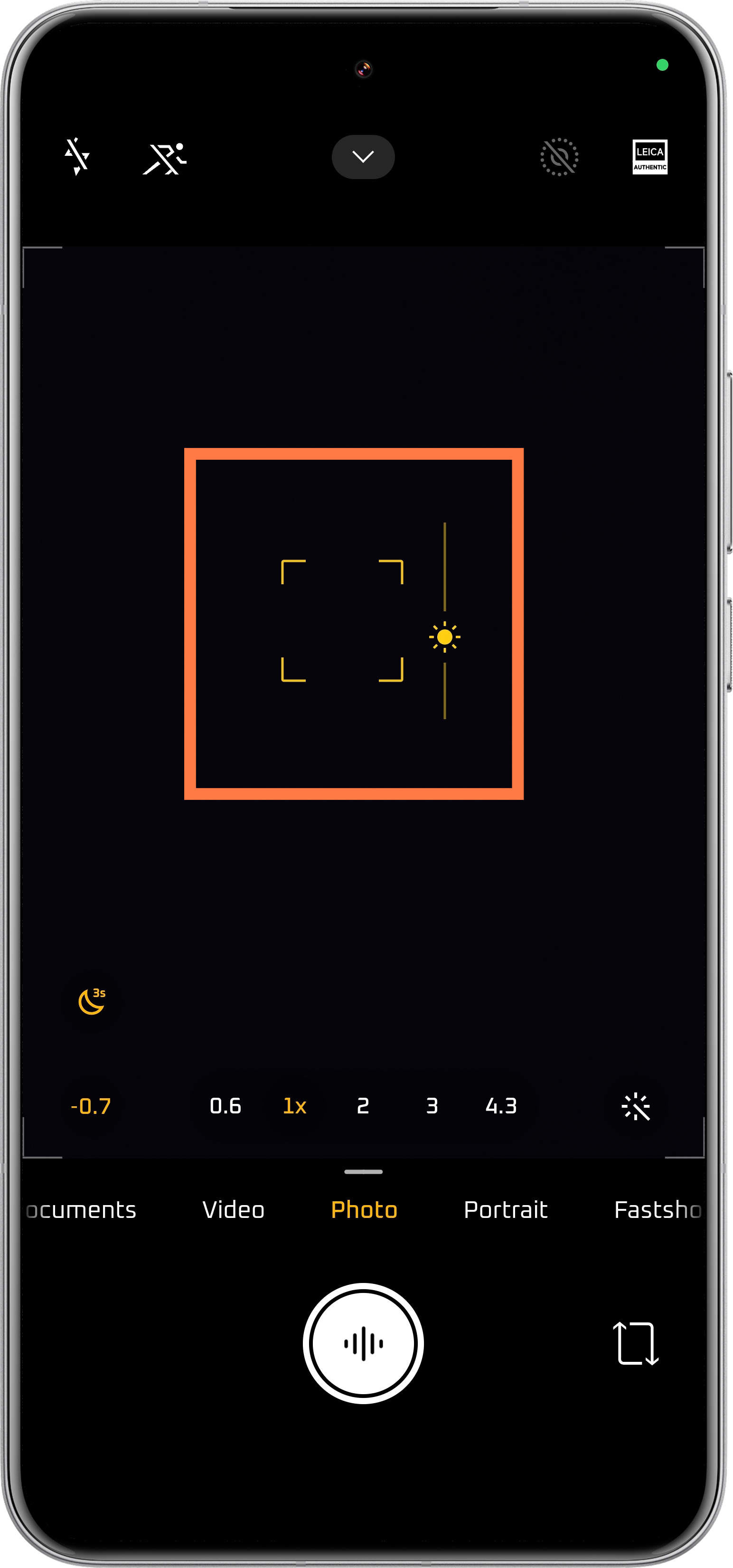 Tap and drag method for adjusting exposure directly on the Xiaomi camera screen